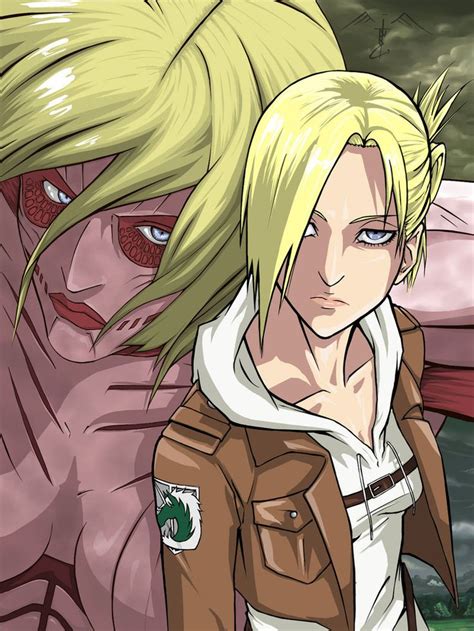 Annie Leonhardt The Female Titan By Lonirisme On Deviantart Female Titan Titans Attack On