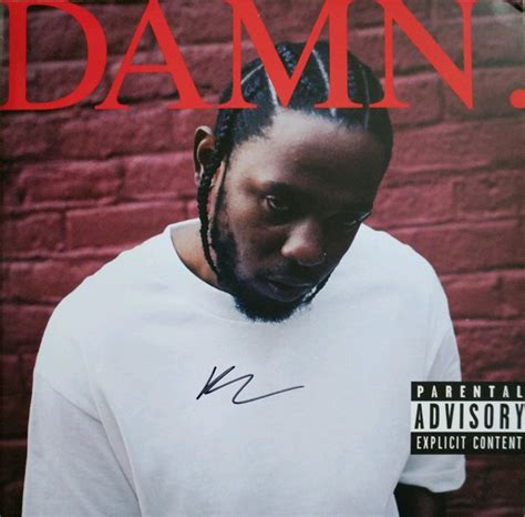 Kendrick Lamar Damn 2017 Red Opaque 180g Autographed Vinyl