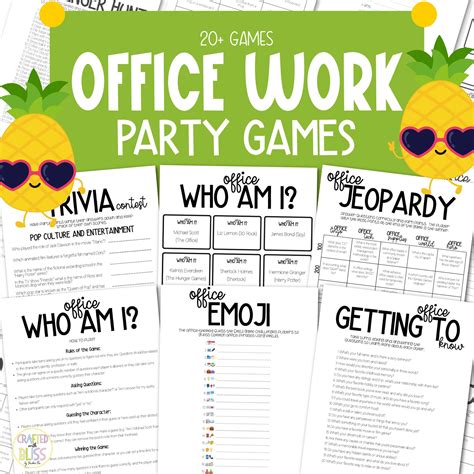 Team Building Games for Work Office Games Activities Bundle - Etsy