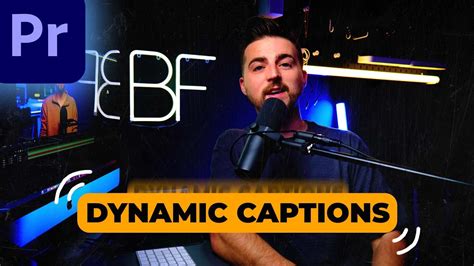 Dynamic Captions In Adobe Premiere Pro Youtube