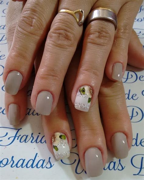 Unhas decoradas nude 60 ideias incríveis do tom que combina tudo