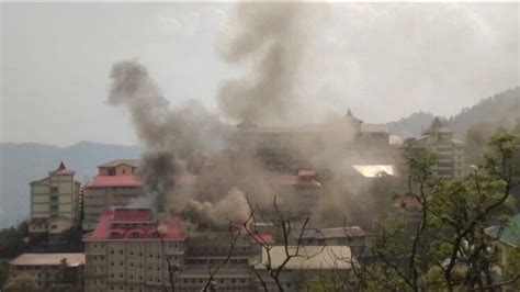 Fire Broke Out In Canteen Of Shimla Igmc Hospital Due To Gas Cylinder