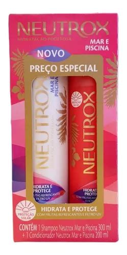 Kit Neutrox Mar E Piscina Shampoo 300ml Condicionador 200ml