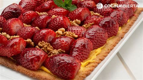 Prepara La Exquisita Tarta De Fresas Con Nata De Eva Arguinano En Solo