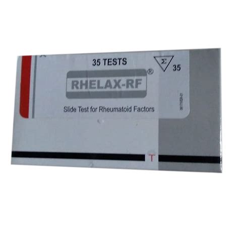 Rhelax Rf Slide Test Rheumatoid Factors Test Kit At Rs 380