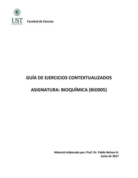 Casos De Bioqu Mica Melissa Udocz