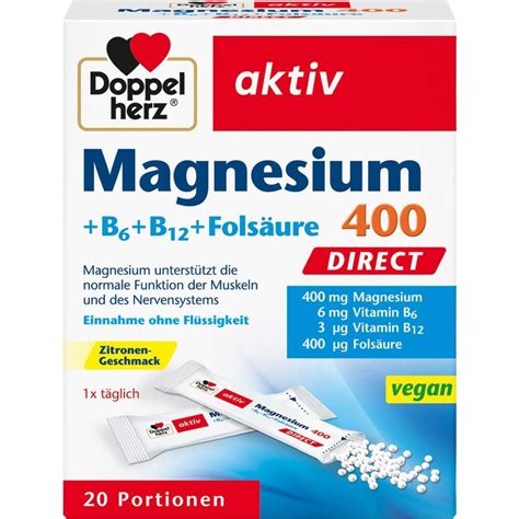 Doppelherz Magnesium B Vitamine Direct Pellets Stueck Schon Ab