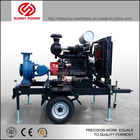 Agriculture Irrigation Diesel Engine Water Pump Set With Trailer China Water Pump And Diesel