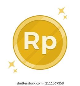 Indonesian Rupiah Money Coin Flat Design Stock Vector Royalty Free