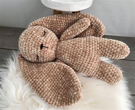 Doudou Lapin Au Crochet Fait Main Doudou Lapin Doudou Crochet