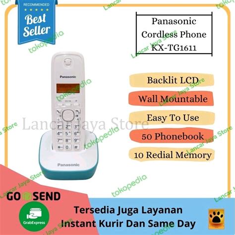 Jual Telephone Wireless Panasonic Kx Tg Cyan Shopee Indonesia