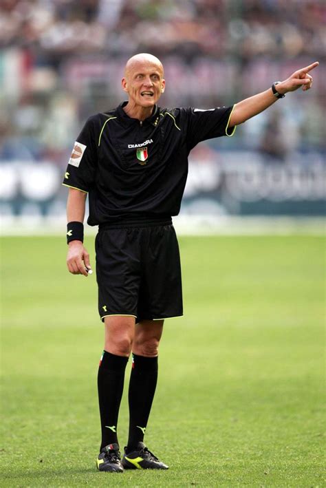 Collina Pierluigi Football Referee Soccer Referee Referee