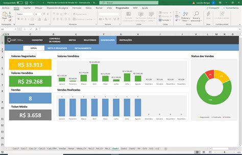 Planilha De Vendas Em Excel Planilhas Prontas