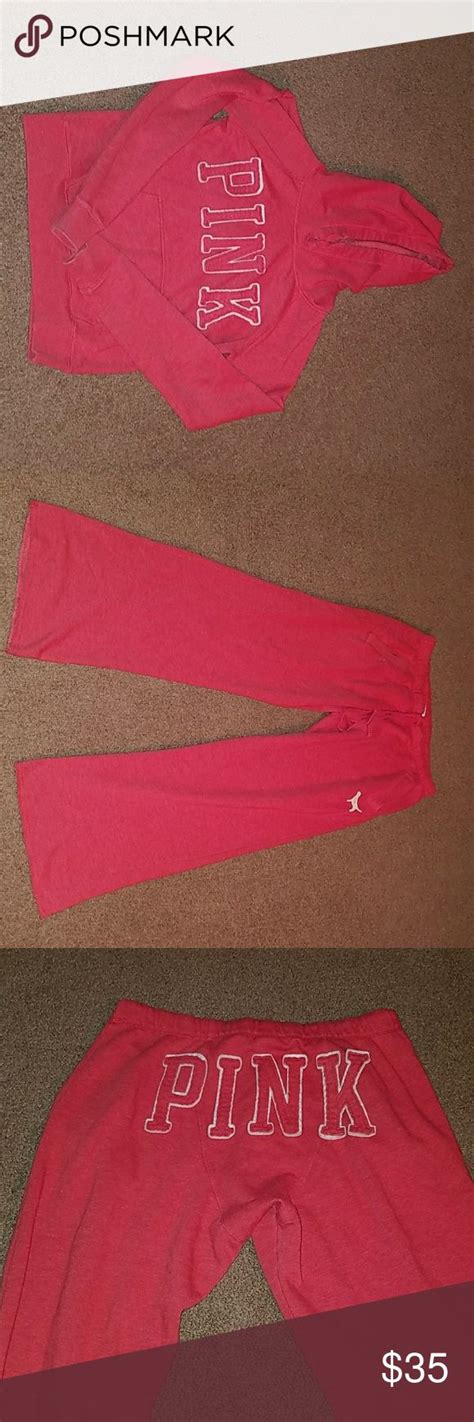 Victorias Secret Pink Sweat Suit Pink Sweat Suits Sweatsuit Victorias Secret Pink