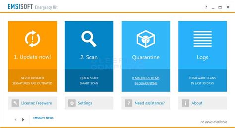 Download Emsisoft Emergency Kit