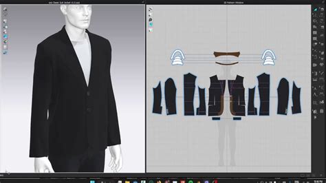 Drafting Suit Jacket Marvelous Designer Clo Youtube