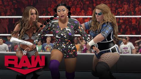 Wwe K Raw Aliyah Doudrop Vs Xia Li Wendy Choo Youtube