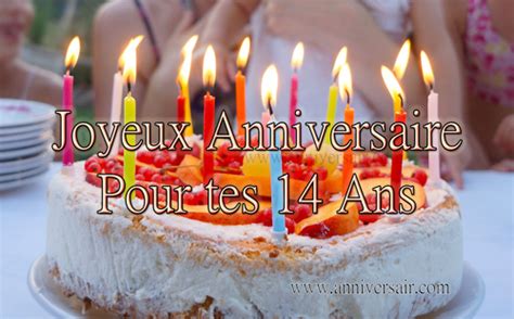 Joyeux Anniversaire 14 Ans Joyeux Anniversaire