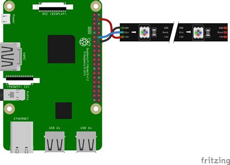 Wiring WS2812b Addressable LEDs to the Raspbery Pi - The Geek Pub