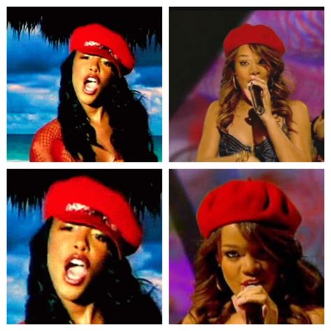 Aaliyah 1979 2001 Bis Rihanna Rock The Boat Music Video 2001 Vs