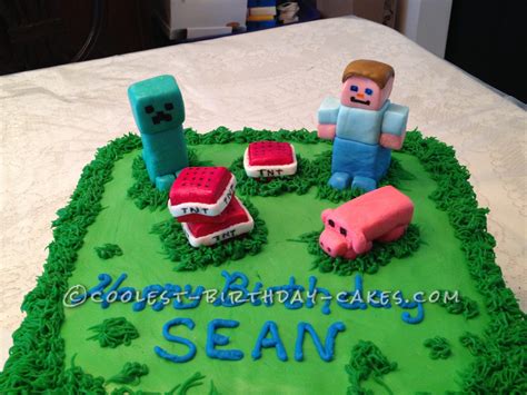 Easy Minecraft Birthday Cake Ideas Psoriasisguru