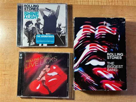 Rolling Stones Dvd The Biggest Bang Cd Live Licks Shine A Light