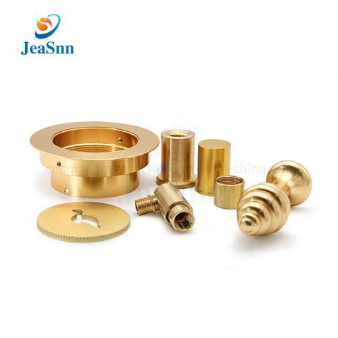 China Manufacturing Small CNC Parts Machined From Brass Threaded