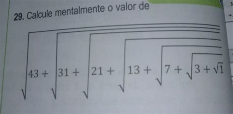 Calcule Mentalmente O Valor De Brainly Br