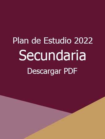 Plan Y Programa De Estudios 2022 De Secundaria PDF