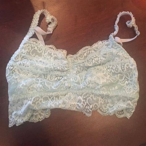 Pink Victorias Secret Intimates And Sleepwear Turquoise Lace Bralette Victoria Secret Poshmark