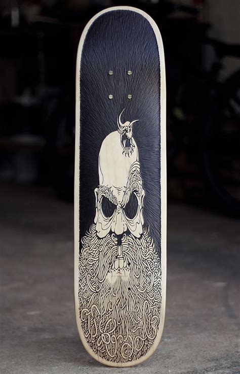 Blanks Skate Deck Series On Behance Skateboard Deck Art