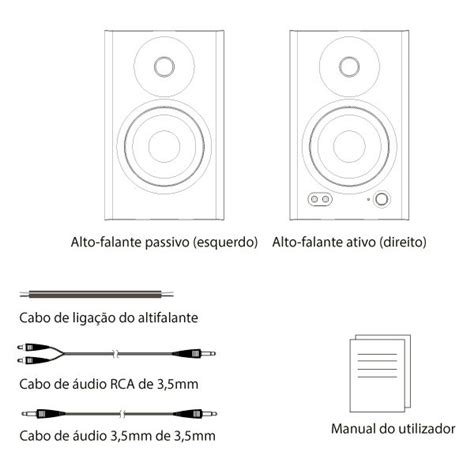 Monitor De Udio Mr Edifier W Rms Pronta Entrega Eletrohalen