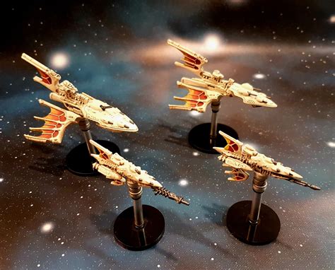 Battlefleet Gothic Eldar Hellebore Frigates Jade Gaming News