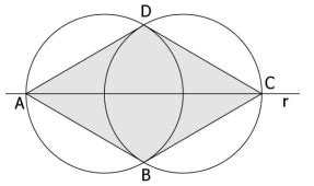 Questão As circunferências do desenho abaixo foram construídas de