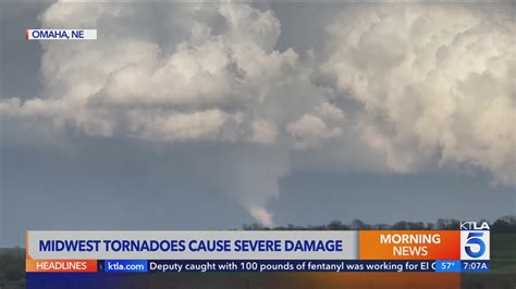 Tornadoes Collapse Buildings And Level Homes In Nebraska And Iowa Ktla