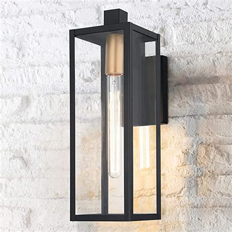 Design Classics Modern Outdoor Wall Light Black Inches Tall