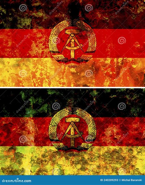 East germany flag stock image. Image of nationality - 240209293