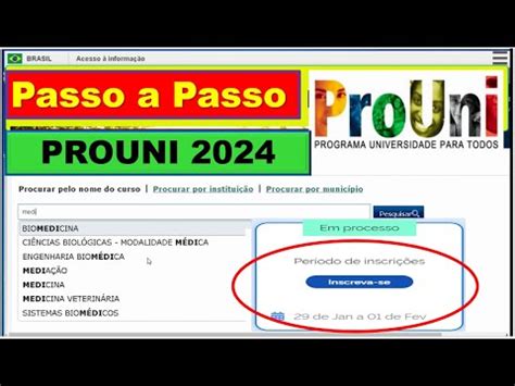 Prouni Como Se Inscrever No Prouni 2024 Passo A Passo Como Usar A