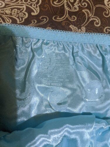 Vintage Joe Boxer Satin String Bikini Panties Size