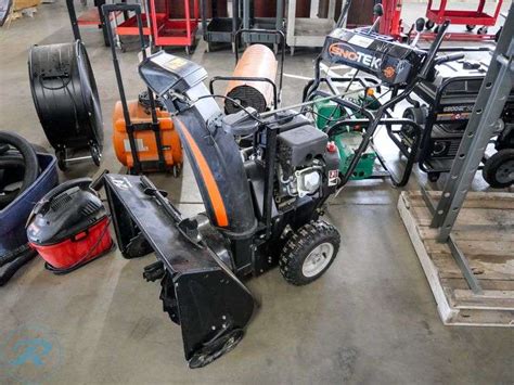 Ariens Snow Tek 24 Gas Snowblower Electric Start 208cc Engine Leaks Gas Smokes When Running