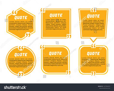 Modern Block Quote And Pull Quote Design Royalty Free Stock Vector