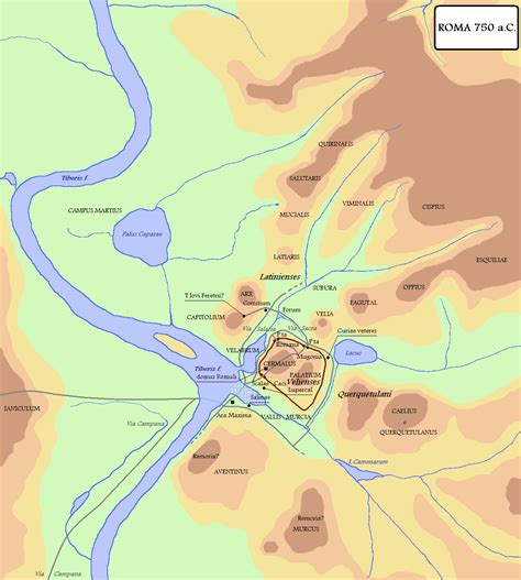 Mapa De La Roma Moderna