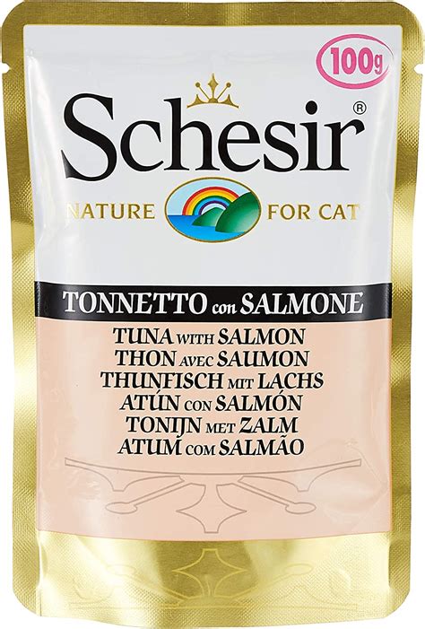 Schesir Cat Tuna With Salmon Pouch 100g Buy Online At Best Price In