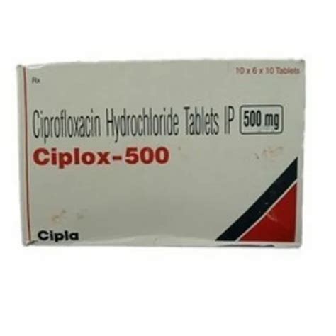 Ciplox Ciprofloxacin Hydrochloride Tablets Cipla Ltd ID 21916388062