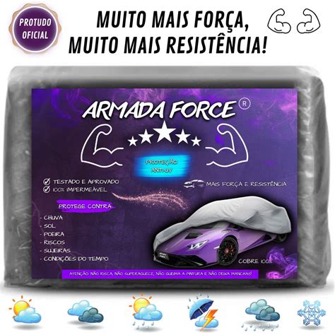 Capa Pra Cobrir Carro Forrada Capa Automotiva Armada Force