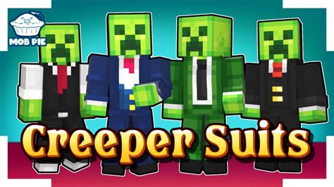 Creeper Suits By Mob Pie Minecraft Skin Pack Minecraft Marketplace