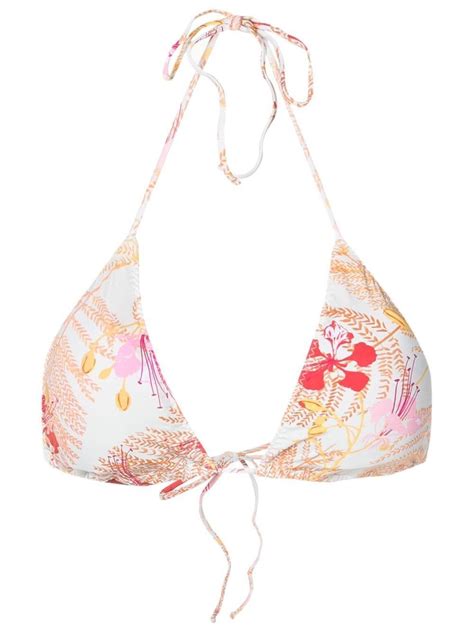 Clube Bossa Aava Floral Print Bikini Top Editorialist