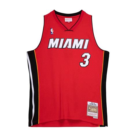 Dwyane Wade Mitchell Miami Heat Swingman Jersey 2005 06
