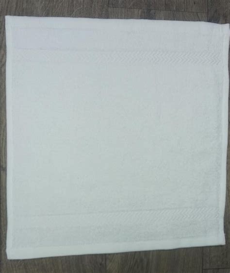 Cotton White Face Towel For Universal Size 12 12 Inch At Rs 35 Piece