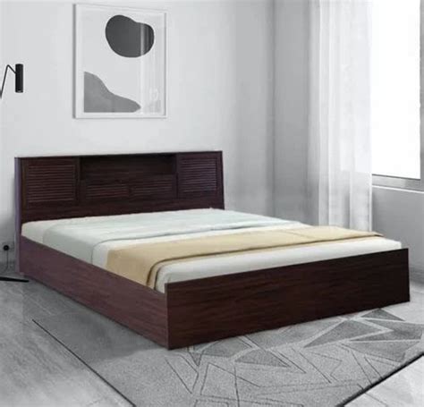 Full Size Engineered Wood Wooden Bed, With Storage at Rs 18500 in New Delhi